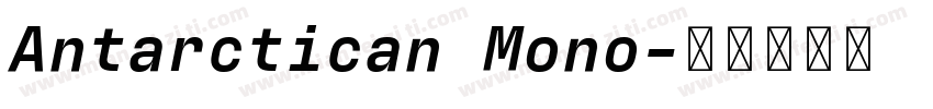 Antarctican Mono字体转换